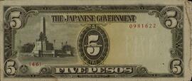 Dos billetes japoneses durante la ocupación norteamericana