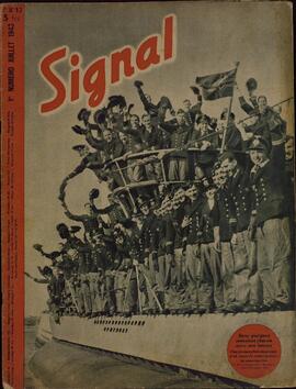 Signal. "En unas pocas semanas cada uno tendrá su barco" . 1er Nº Julio1943.