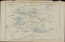 Plano de las Posiciones del Ejército Alemán en la Batalla del Marne, 6 al 17 de Septiembre de 1914