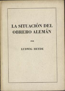 La situación del obrero alemán