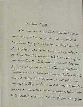 Carta de Mannerheim. 14 marzo 1926