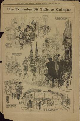 Grineau, Bryan de (1883-1957). The New York Herald Tribune, 8 enero 1925. "Tommies en Colonia"