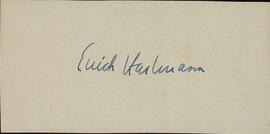 Hartmann, Erich