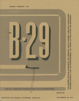 Manual de formación del bombardero B-29. (1945)