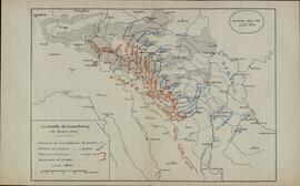 Plano de la Batalla de Luxemburgo, 22 y 23 de Agosto de 1914