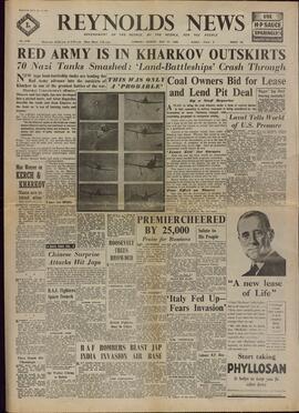 Reynolds News. 17 Mayo 1942. "El Ejército Rojo en las Afueras de Jarkov"