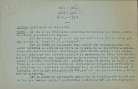 Gibraltar después de la guerra civil, defensa de. 26 Abril de 1940