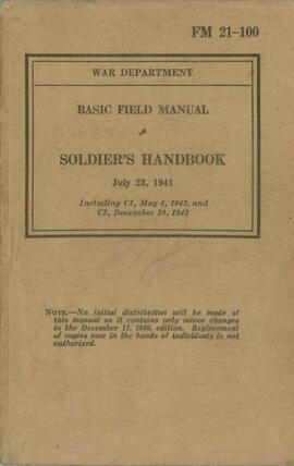 Manual básico de campo / Manual del soldado, 23 julio 1941