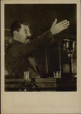 Postal de Stalin. 1936