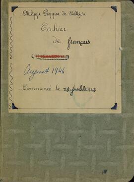 Propper de Callejón, Philippe: Cuaderno de francés. Agosto 1944