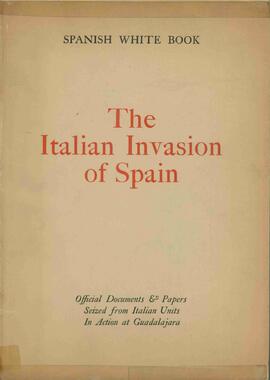 "La invasión italiana de España". (1937)