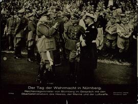 Goering, Bomberg, Raeder, etc. "Día de las Fuerzas Armadas en Nuremberg 1937 - 38"