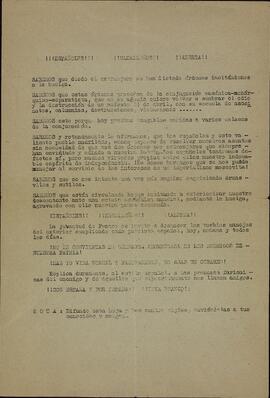 "Alerta falangistas. Madrid, 17 mayo 1951"