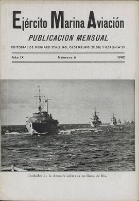 "Ejército, Marina y Aviación", Año IX, 1942: "Unidades de la Armada Alemana en Línea de Fila"