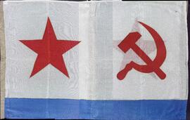 Bandera soviética de un submarino