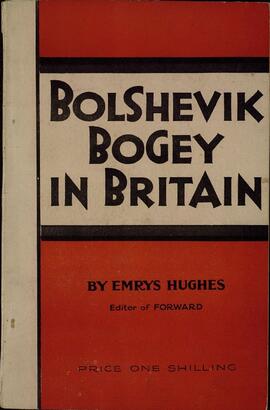 "El duende bolchevique en Gran Bretaña". 1943. Propaganda nazi en inglés. Hugues, Emrys