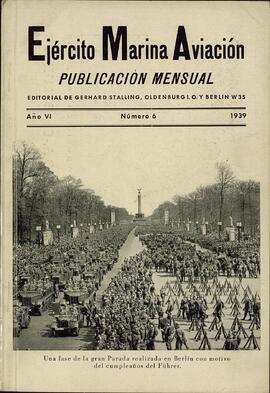 "Ejército, Marina y Aviación", Año VI, 1939: "Desfile con Motivo del Cumpleaños del Führer"