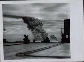 Portaaviones de un convoy torpedeado, 7 octubre 1942