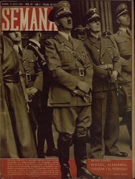 Revista Semana, Núm. 64. "Hitler, frente a los Belicistas". Madrid, 13 de Mayo de 1941, Año II.