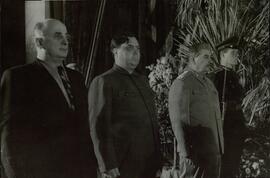 Stalin, Malenkov y Beria frente al féretro de Zhdanov, 1948"