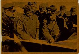 Tres postales fotográficas de la llamada "Cruzada europea contra el bolchevismo", División Azul, España, 1941-1942.