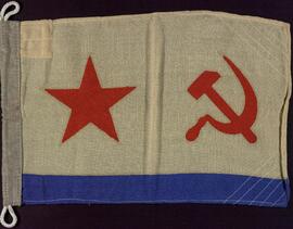 Bandera comunista de la armada soviética