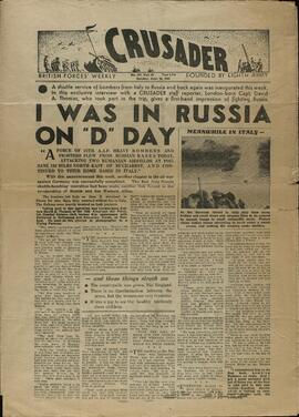 Crusader, 18 Junio, 1944. "Yo estaba en Rusia el día "D""