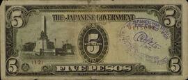 Conjunto de billetes, monedas de la ocupación (en general japonesa)