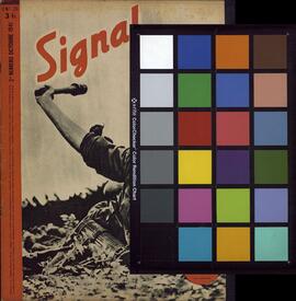 Signal. "Uno de los hombres, entre muchos otros millones, que ha arriesgado su vida combatiendo contra el bolchevismo por la salud de toda Europa". 2º Nº Octubre de 1941