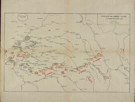 Croquis de las Posiciones del Ejército Francés, 6 de Septiembre de 1914