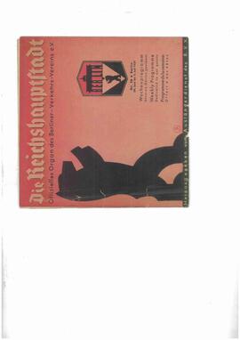 La capital del imperio, n.º 26. Berlín, 29 junio - 5 julio 1937