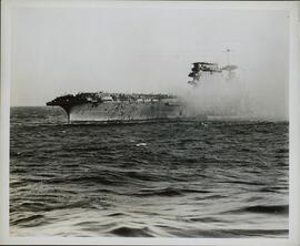 "Abandonen el barco" USS Lexington (8 de mayo de 1942)