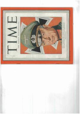 Time, 10 de Enero de 1944: "Mariscal de campo Fritz von Manstein"