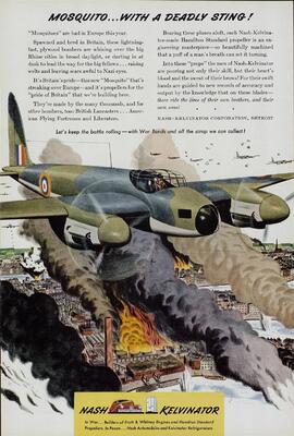 "Mosquito... con un picadura mortal!". 1943